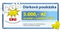 Dárková poukázka v hodnotě 5000,-Kč