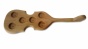 Podnos dřevěný housle na štamprle