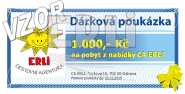 Dárková poukázka v hodnotě 1000,-Kč